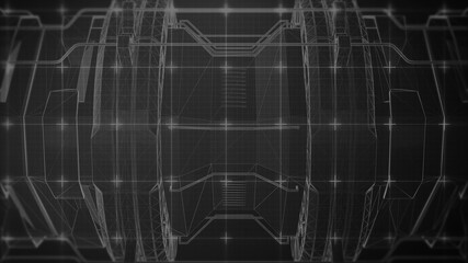 幾何学的なデジタルのイメージの背景