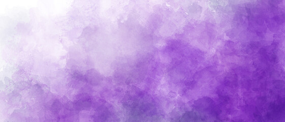 Abstract purple watercolor background painting, abstract ocean waves