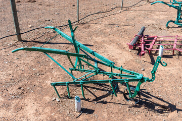 Historic spike harrow
