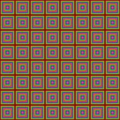 Rainbow abstract squares. Vector rainbow tile.