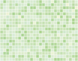 Background illustration of a light green geometric pattern with different shades randomly arranged.