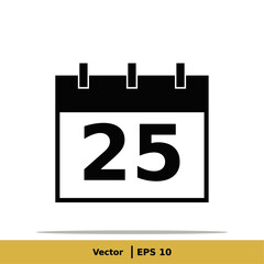 Calendar, Schedule, Date Settings, Appointment Icon Illustration. Date Sign Symbol. Vector Icon EPS 10