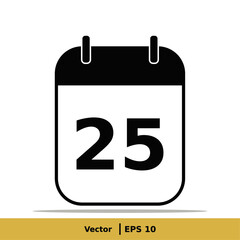Calendar, Schedule, Date Settings, Appointment Icon Illustration. Date Sign Symbol. Vector Icon EPS 10