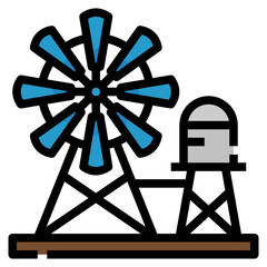 wind line icon