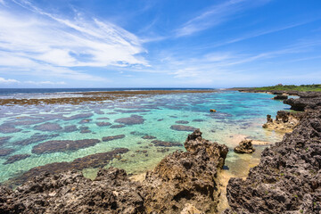沖縄県宮古島、6月の風景・日本