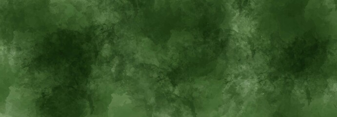 green watercolor abstract background with smooth and soft texture