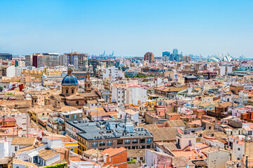 View of Valencia from above