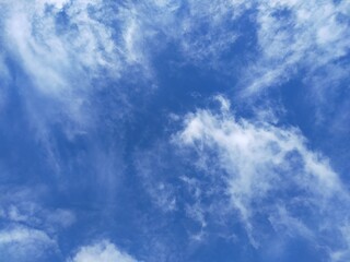 Obraz premium blue sky with clouds
