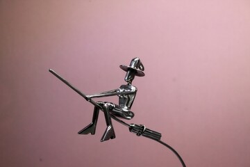 Witch on a broomstick