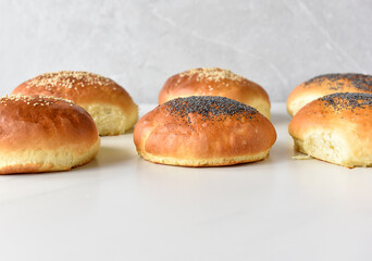 buns with sesame seeds