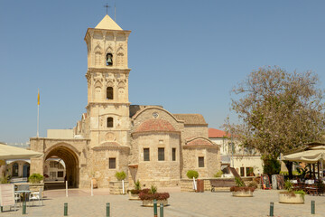 Fototapeta na wymiar Church of Saint Lazarus at Larnaca on the island of Cyprus