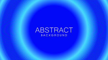 abstract circle lines pattern blue rounded frame Vector illustration in digital, technology, modern, science concept.