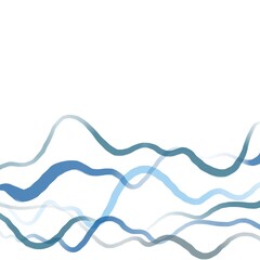 Watercolor background with gradient stripes and waves. Colorful wallpaper