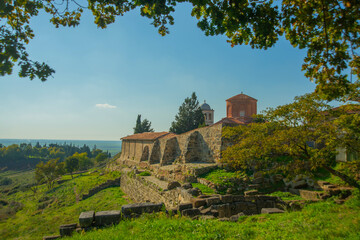 APOLLONIA, ALBANIA: Church of Saint Mary in Apollonia.