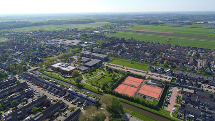 aerial view of the city