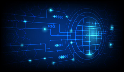 Abstract technology and business speed concept. vector background