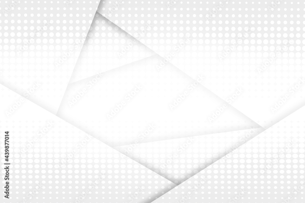 Aufkleber halftone wave white and grey abstract background use for illustration business design and technology
