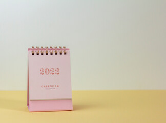 Flip calendar for 2022. Desktop calendar for planning, assigning, organizing, and managing each date.