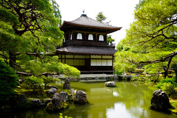 Ginkakuji Temple in Kyoto.
