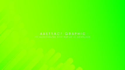 Modern green geometric abstract background with soft and cool feeling