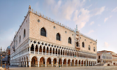 Fototapeta na wymiar Venice, Italy, the wonderful Doge’s Palace, Palazzo Ducale