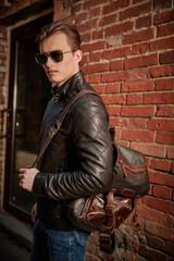 Obraz premium young man in jacket