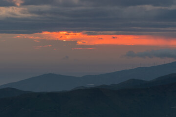 Obraz premium mountainous landscape in southern Spain