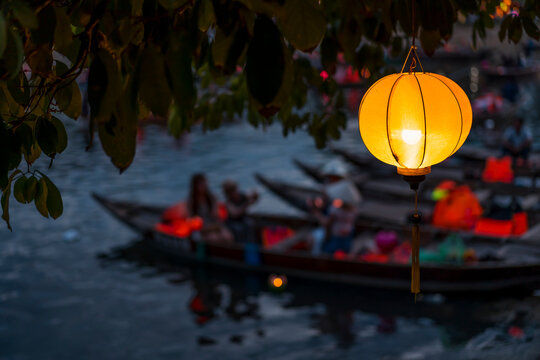 The Colorful Lanterns Of Hoi An's City