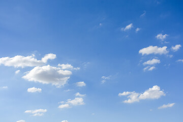 blue sky with clouds