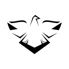 Eagle logo vector icon
