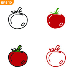 tomato icon symbol template for graphic and web design collection logo vector illustration