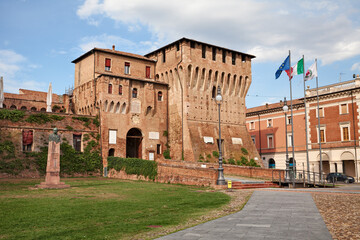 Lugo, Ravenna, Emilia Romagna, Italy: Rocca Estense (Este Castle), the city hall of the ancient...