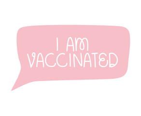 im vaccinate lettering