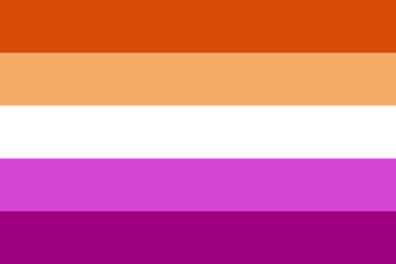 Obraz premium Lesbian flag background wallpaper.
