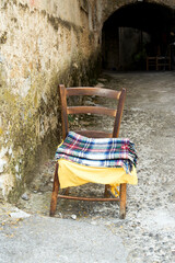 Rural and rustic lifestyle of Italian elderly who live in the countryside or in mountain hamlets.