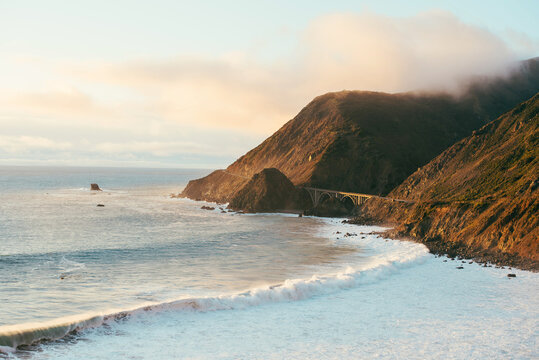 Sunset over Big Sur