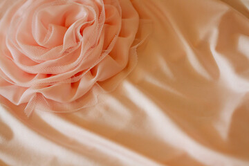 Roses from fabric