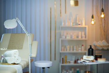 modern beauty salon interior