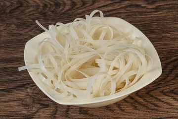 Boiled rice noodle for cooking