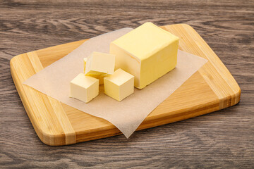 Dairy natural yellow butter piece