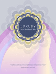 Modern luxury background golden with light and flower