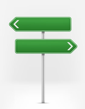 City green ponter boards. To the left and to the right
