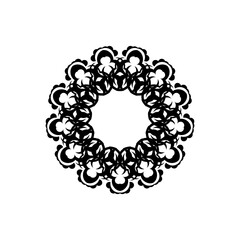 Celtics round ornament. Good for menus, prints and postcards. Vector illustration