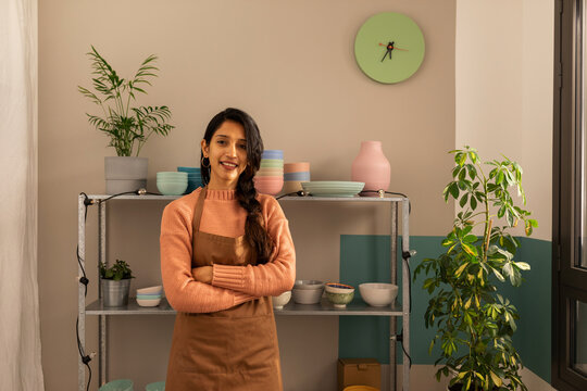 Business woman working at online shop