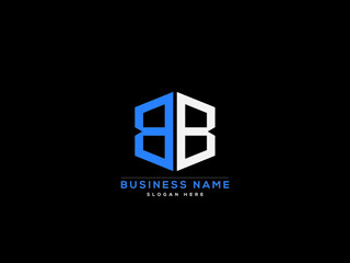 Letter BB Logo, creative bb logo icon vector for business - obrazy, fototapety, plakaty