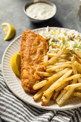 Homemade Fried Fish Dinner