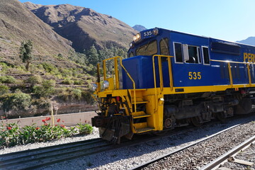 train in the mountains