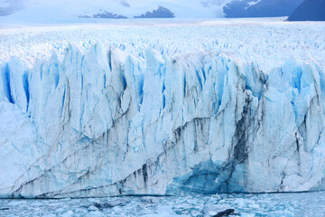 Fototapeta na wymiar glacier ice front