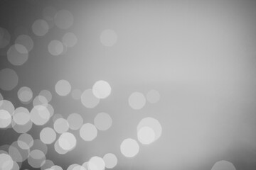 Black-black image of bokeh abstract background