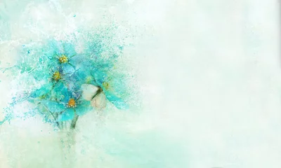 Foto op Plexiglas Kwiaty panorama © Iwona